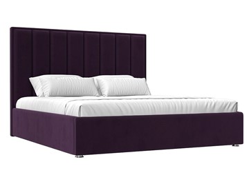 Кровать с механизмом Афродита 160, Фиолетовый (Велюр) в Тюмени
