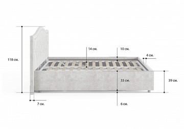 Двуспальная кровать с механизмом Ancona 180х200 в Тюмени - предосмотр 4
