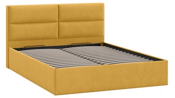 Кровать с механизмом 2-спальная Глосс Тип 1 (Микровелюр Wellmart Yellow) в Тюмени - предосмотр 2