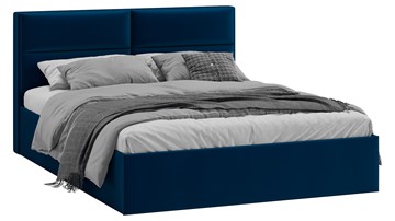 Двуспальная кровать с механизмом Глосс Тип 1 (Велюр Confetti Blue) в Тюмени