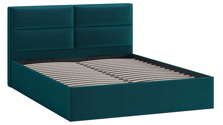 Кровать с механизмом 2-спальная Глосс Тип 1 (Велюр Confetti Izumrud) в Ишиме - изображение 2
