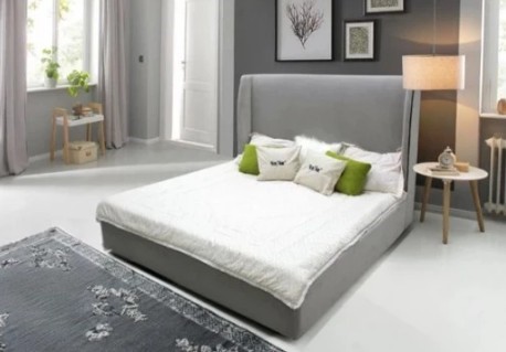 Кровать с мягким изголовьем Комо 2100х2150 мм в Заводоуковске - изображение