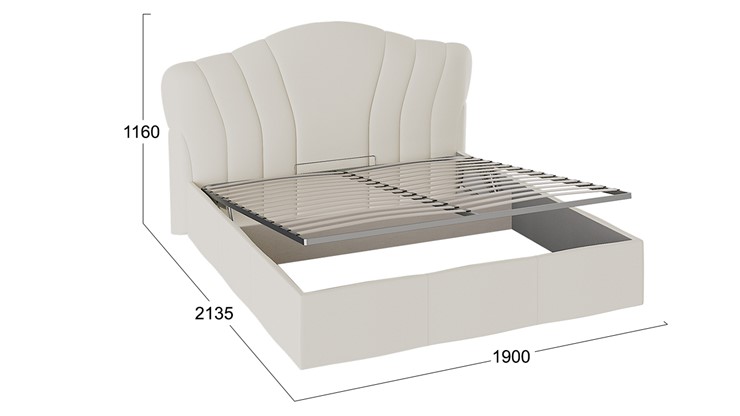 Кровать с механизмом двуспальная Сабрина ТД-307.01.02 в Тюмени - изображение 1