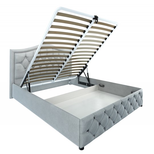Кровать с ортопедическим основанием, механизмом и ящиком 1,5-спальная Tiara 140х200 в Тюмени - изображение 1
