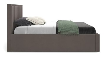 Кровать с механизмом Вена 1400 с ящиком, Велюр Мора коричневый в Тюмени - предосмотр 2