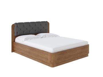 Кровать с механизмом 2-спальная Wood Home 1 180х200, Антик (сосна) с брашированием/Темно-серый в Тюмени