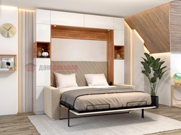 Кровать-шкаф с диваном Аделина 1400х2000 в Заводоуковске