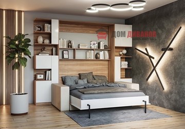 Кровать-шкаф с диваном Дина, 1200х2000 в Заводоуковске