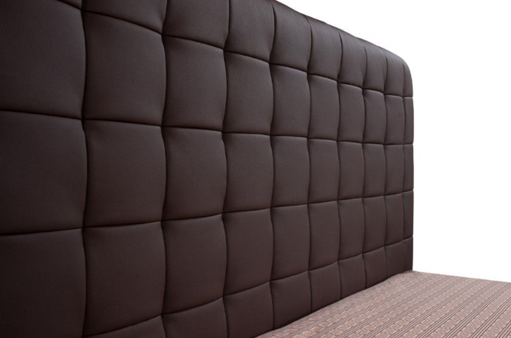 Кровать двуспальная Corso-3 160х200, Искусственная шерсть (Лама Авокадо) в Тюмени - изображение 2