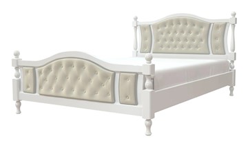 Полутороспальная кровать Жасмин (Белый античный) 140х200 в Тюмени