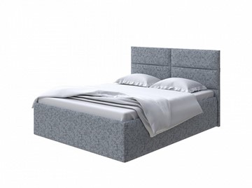 Двуспальная кровать Clever 160х190 без кроватного основания (Рогожка Levis 85 Серый) в Тюмени