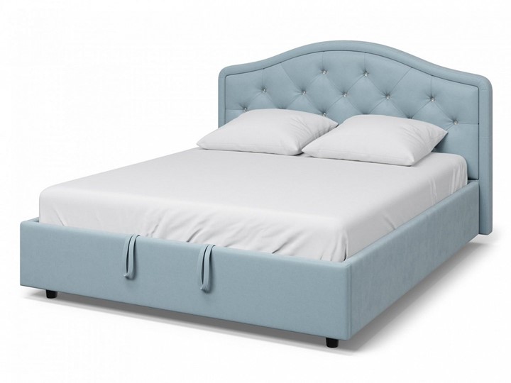 Двуспальная кровать Кристалл 4 1600х1900 без подъёмного механизма в Тюмени - изображение 1