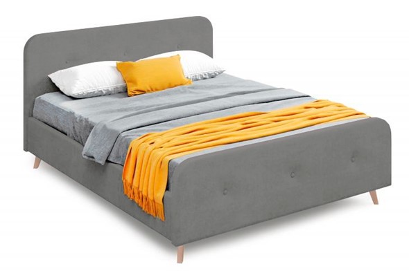Односпальная кровать Сиерра 900 (с подъемным механизмом и коробом) Торонто серый в Заводоуковске - изображение