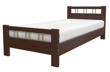 Кровать 1-спальная Вероника-3 (Орех) 90х200 в Тюмени