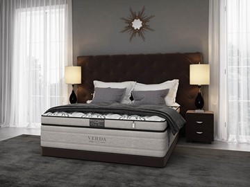 Кровать в спальню Style/Basement 160х200, Флок (Велсофт Спелая слива) в Тюмени