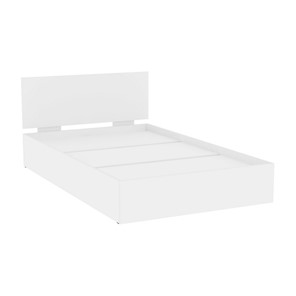 Кровать полуторная Алиса (L10) Белый, с основанием в Ишиме