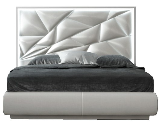 Полутороспальная кровать FRANCO KIU 1242 с LED подсветкой изголовья (160х200) в Тюмени - изображение
