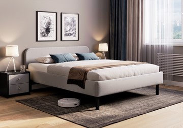Кровать 2-спальная Hanna 160х200 с основанием (Багама серый) в Заводоуковске - предосмотр 2