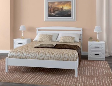 Спальная кровать Камелия-1 (Венге) 140х200 в Тюмени - предосмотр 1