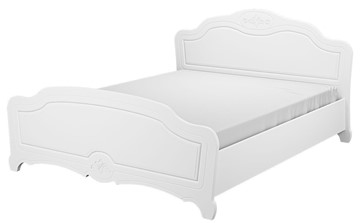 Полутороспальная кровать Лотос (Белый) 140х200 в Тюмени