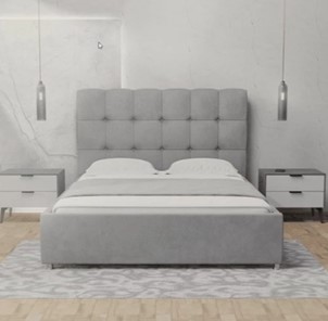 Кровать в спальню Модерна 140х200 с подъемным механизмом и дном в Тюмени