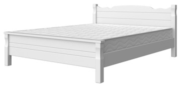 Спальная кровать Мюнхен-4 (Белый античный) 140х200 в Тюмени
