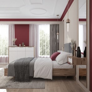 Кровать 1.5-спальная Николь (мод.1.1) 1,4 серый текстиль, с ортопедическим основанием в Тюмени - предосмотр 4