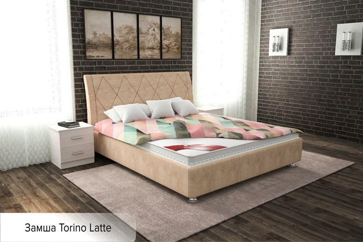 Спальная кровать Верона 120х200 (с основанием) в Тюмени - изображение 13