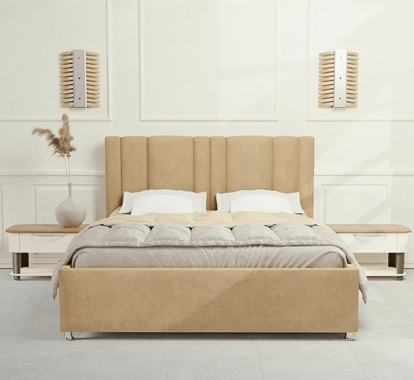 Кровать в спальню Верона 140х200 с подъемным механизмом в Заводоуковске - изображение 2