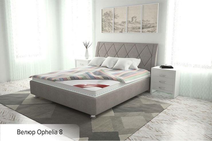 Кровать 1.5-спальная Верона 160х200 (с основанием) в Заводоуковске - изображение 1