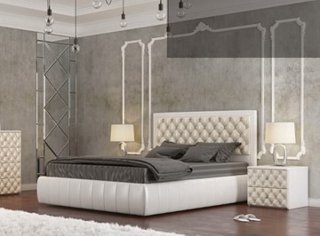 Кровать двуспальная СВ-Стиль Вита 160*195 с основанием в Тюмени