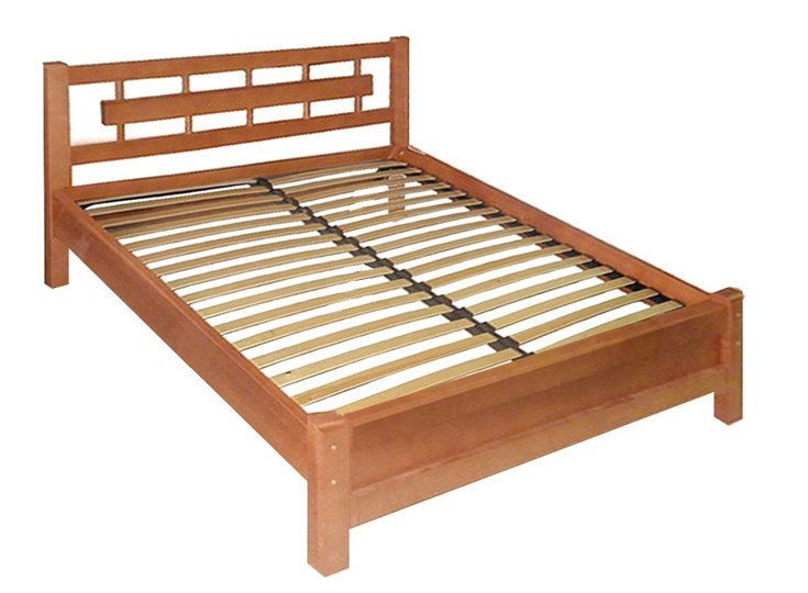 Кровать двуспальная Алина 160х200 с оcнованием в Тюмени - изображение 1