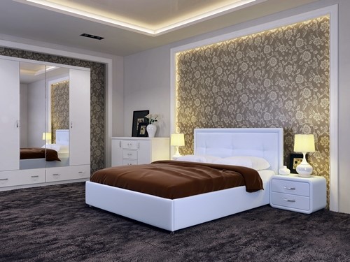 Кровать с механизмом полуторная Adele размер 140*200 в Тюмени - изображение