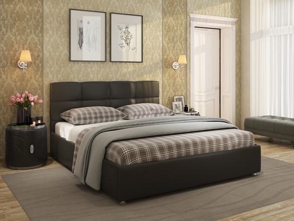 Полутороспальная кровать Jaklin размер 140*200 с основанием в Заводоуковске - изображение