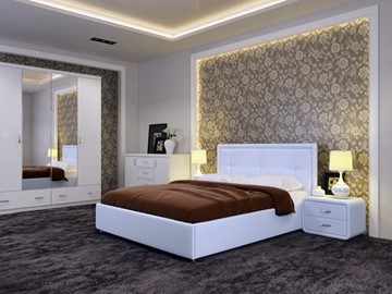 Кровать 1.5-спальная Adele размер 140*200 с основанием в Заводоуковске