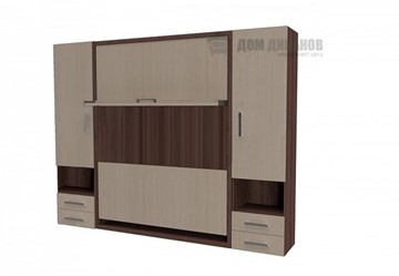 Кровать-шкаф Smart (ШЛ+К 1400+ШП), шкаф правый в Ишиме