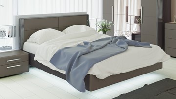 Кровать Наоми 1600, цвет Фон серый, Джут СМ-208.01.01 в Тюмени