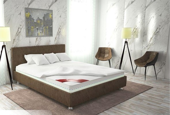 Спальная кровать Вена 180х200 (с основанием) в Тюмени - изображение