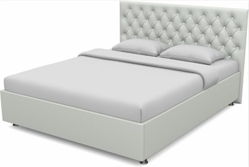 Двуспальная кровать Флоренция-А 1600 с основанием (Nitro White) в Тюмени