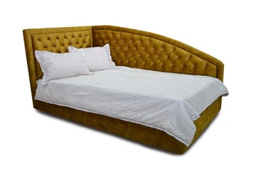 Угловая кровать с низкими ножками Грета 1040х2150 мм в Тюмени - предосмотр