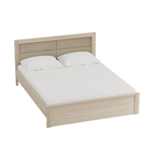 Кровать с основанием Элана 1400, Дуб сонома в Тюмени