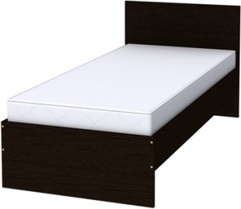 Кровать 1-спальная K09 с основанием, цвет Венге в Тюмени