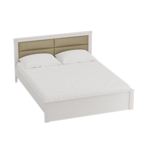 Двуспальная кровать с механизмом Элана 1800, Бодега белая в Тюмени