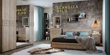 Набор мебели для спальни SCANDICA OSLO №1 в Заводоуковске