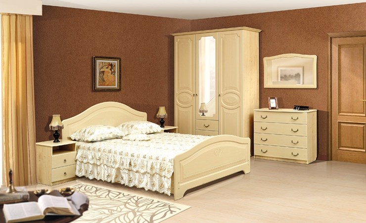 Модульная спальня Ивушка-5, цвет Дуб беленый в Заводоуковске - изображение