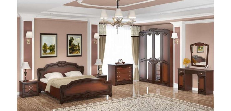 Модульная спальня Лотос (Лак-Орех) в Тюмени - изображение