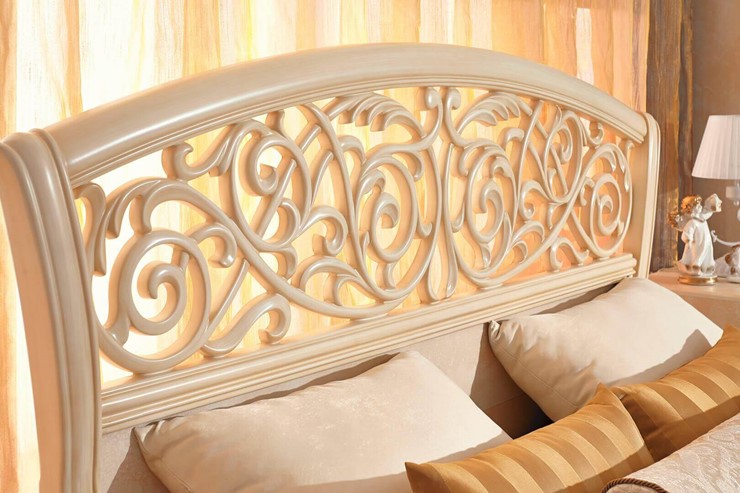 Гарнитур спальный Александрия, кровать, 2 тумбочки, Ленто в Тюмени - изображение 7