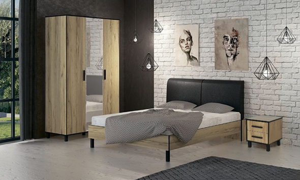 Модульная спальня Лофт №1 в Заводоуковске - изображение