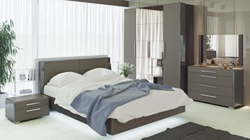 Модульная спальня Наоми №1, цвет Фон серый, Джут в Тюмени - предосмотр 4