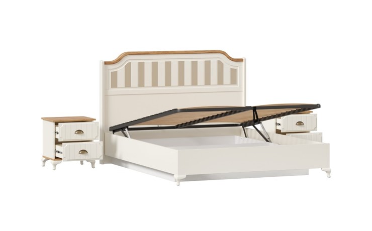 Модульная спальня Вилладжио, набор 3 (кровать 1600 с механизмом) в Тюмени - изображение 2